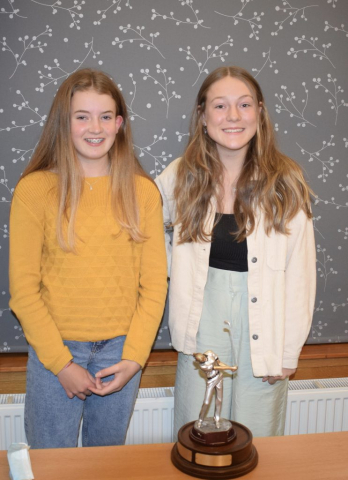 Rita Murphy & Lucy Fraser - Livingstone Trophy (Most Improved Player)