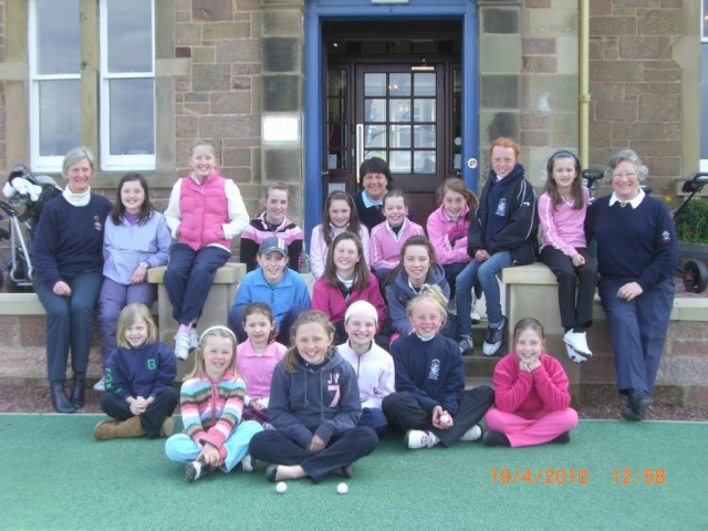 First junior outing to North Berwick - April 2010. Photo courtesy of Tracy Laughland