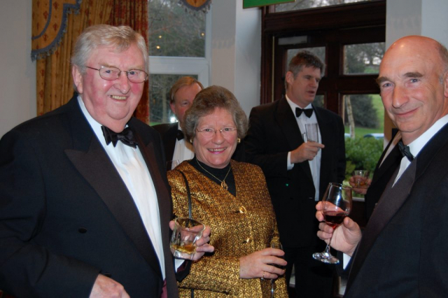 Scottish  Golf Dinner 2007 with her husband Jimmy. Photo courtesy of Gillian Kirkwood