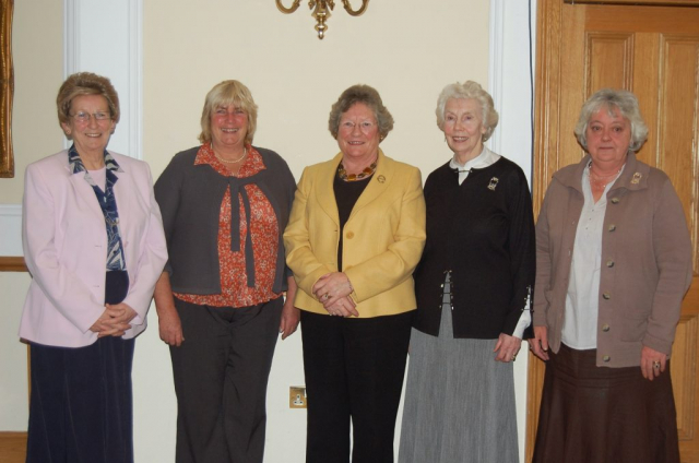 Margaret was President when Midlothian had their Centenary in 2009. Photo courtesy of Gillian Kirkwood